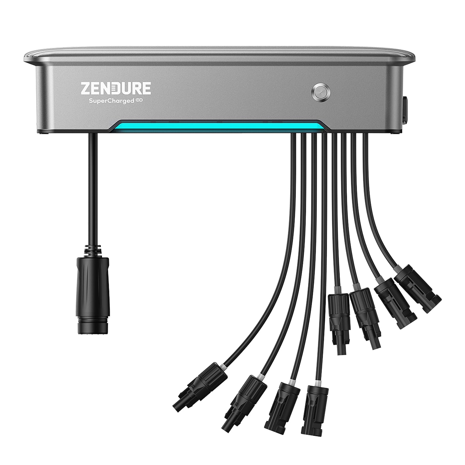 Zendure SolarFlow Hyper 2000, entrada de CA de 1200 W, central eléctrica para balcón con entrada solar de 1800 W, microinversor incorporado, potencia de salida de 1200 W