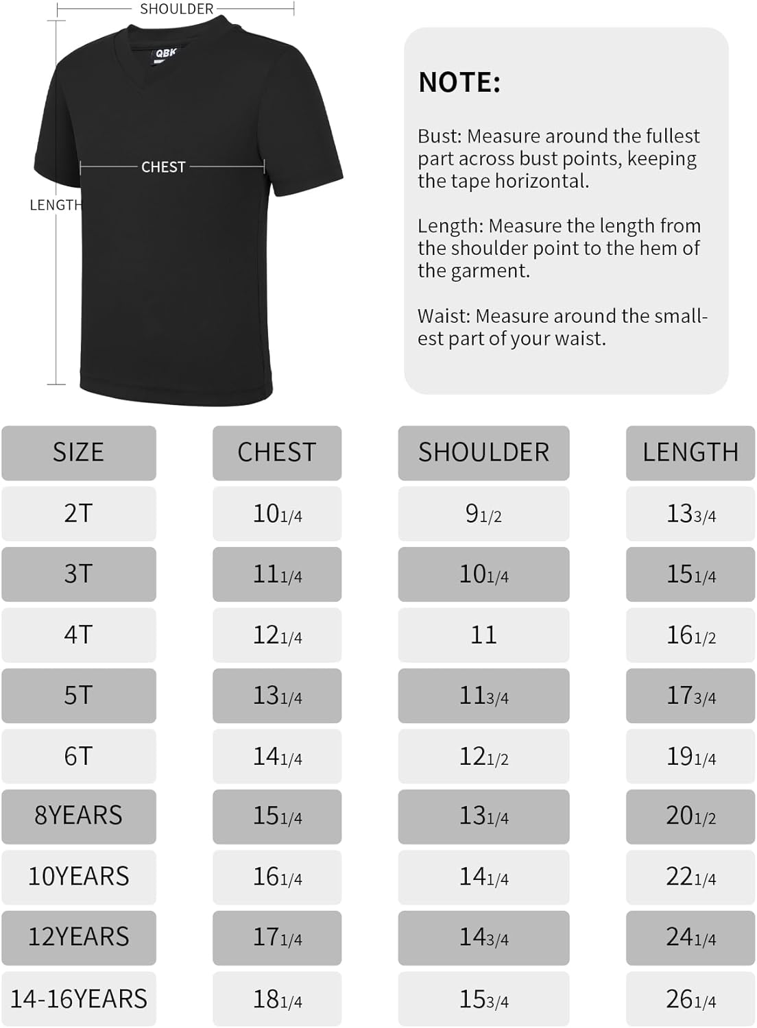 QBK 2T to Youth Neon T Shirt Kids Rash Guard UPF 50+ V-Neck Dry Fit Athletic Short Sleeve Shirts for Boys and Girls - Image 6