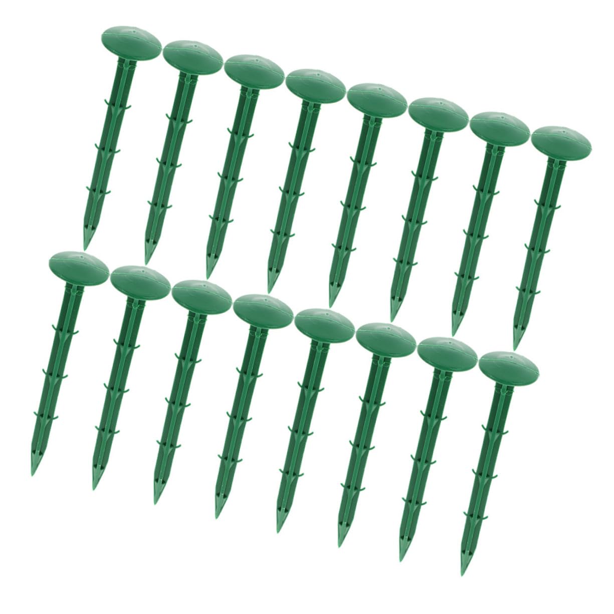 Piquets en Plastique pour Aménagement Paysager 150 Pièces Vert