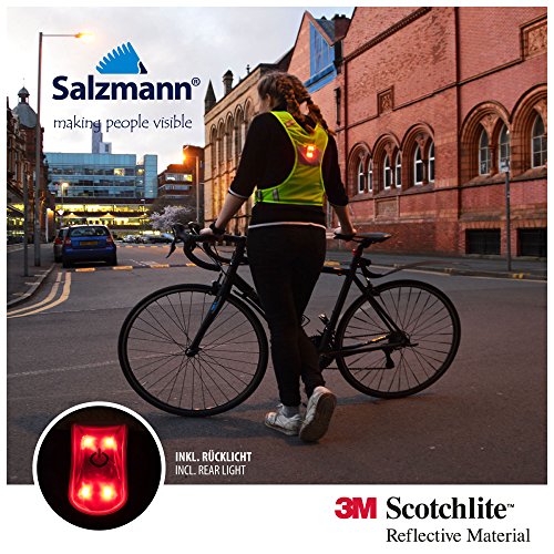 Salzmann 3M Scotchlite Gilet con Luce a LED per