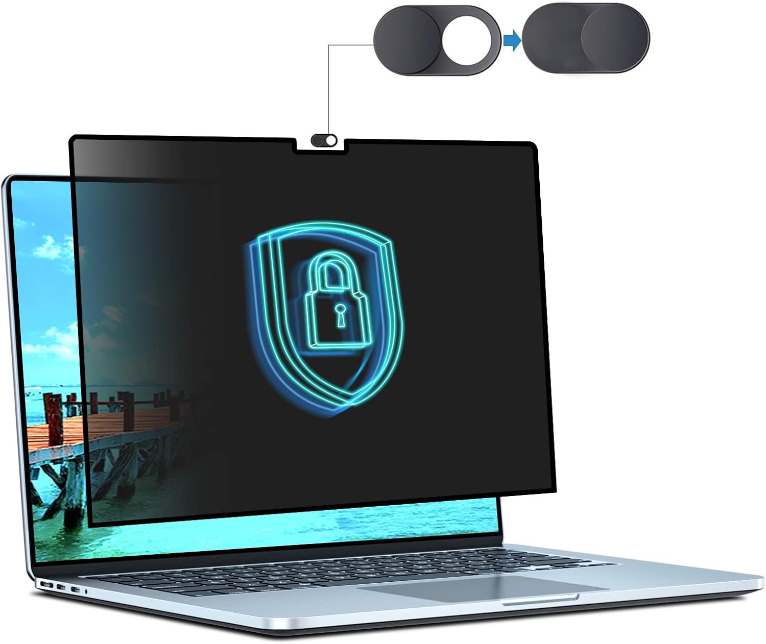 STARY Privacy Screen for MacBook Pro 14 Inch, Removable Anti Glare Blue Light Filter Screen Protector, Matte and Glossy Design, Suitable for 2021-2023 (A2442/A2779/A2918/A2992, M1/M2/M3)