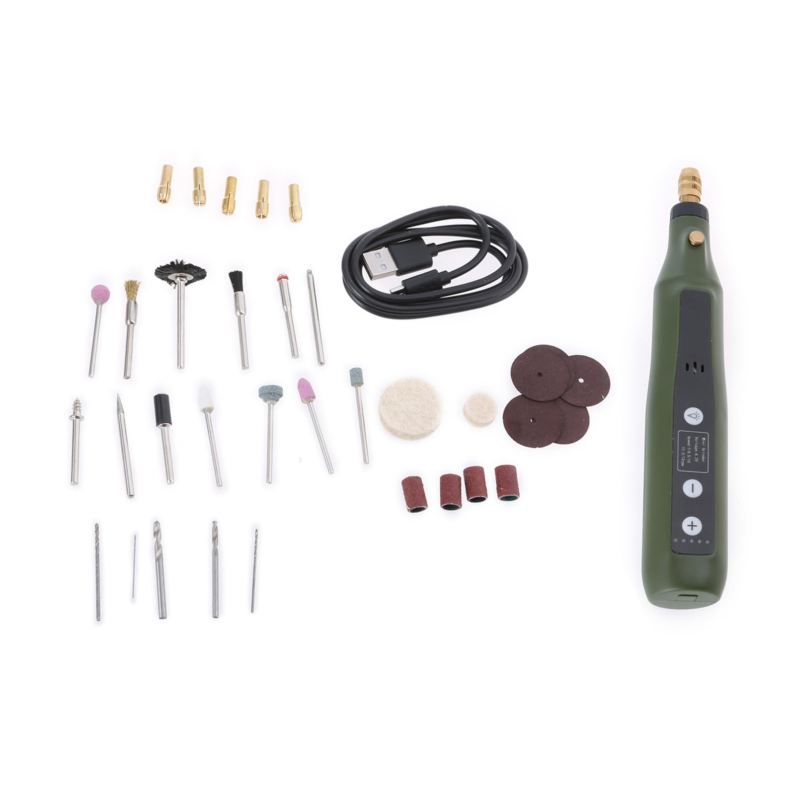 Cordless Rotary Tool Rechargeable Battery Rotary Tool With Accessories 4.2V Power Rotary Tool For Sanding Polishing