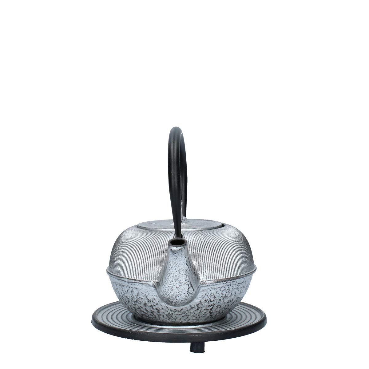 Bun TEIERA in GHISA L. 0,5 con SOTTOPENTOLA Argento MOD. ZW0.5L-2300 Argento
