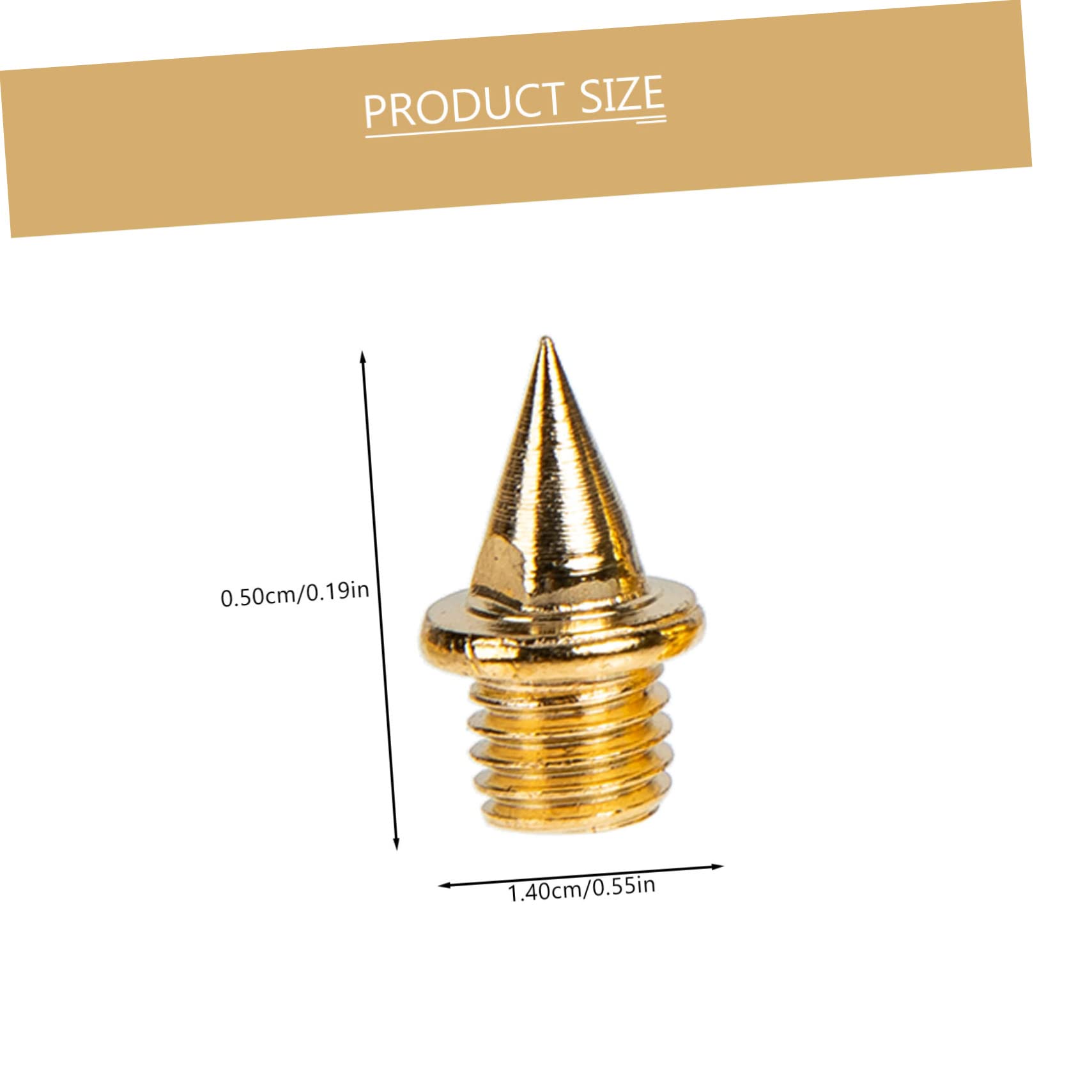 OSOLADY Running Track Spikes 120 Pcs Short Shoes Nails Replacement Spikes for Golf Shoes Easy to Install Remove