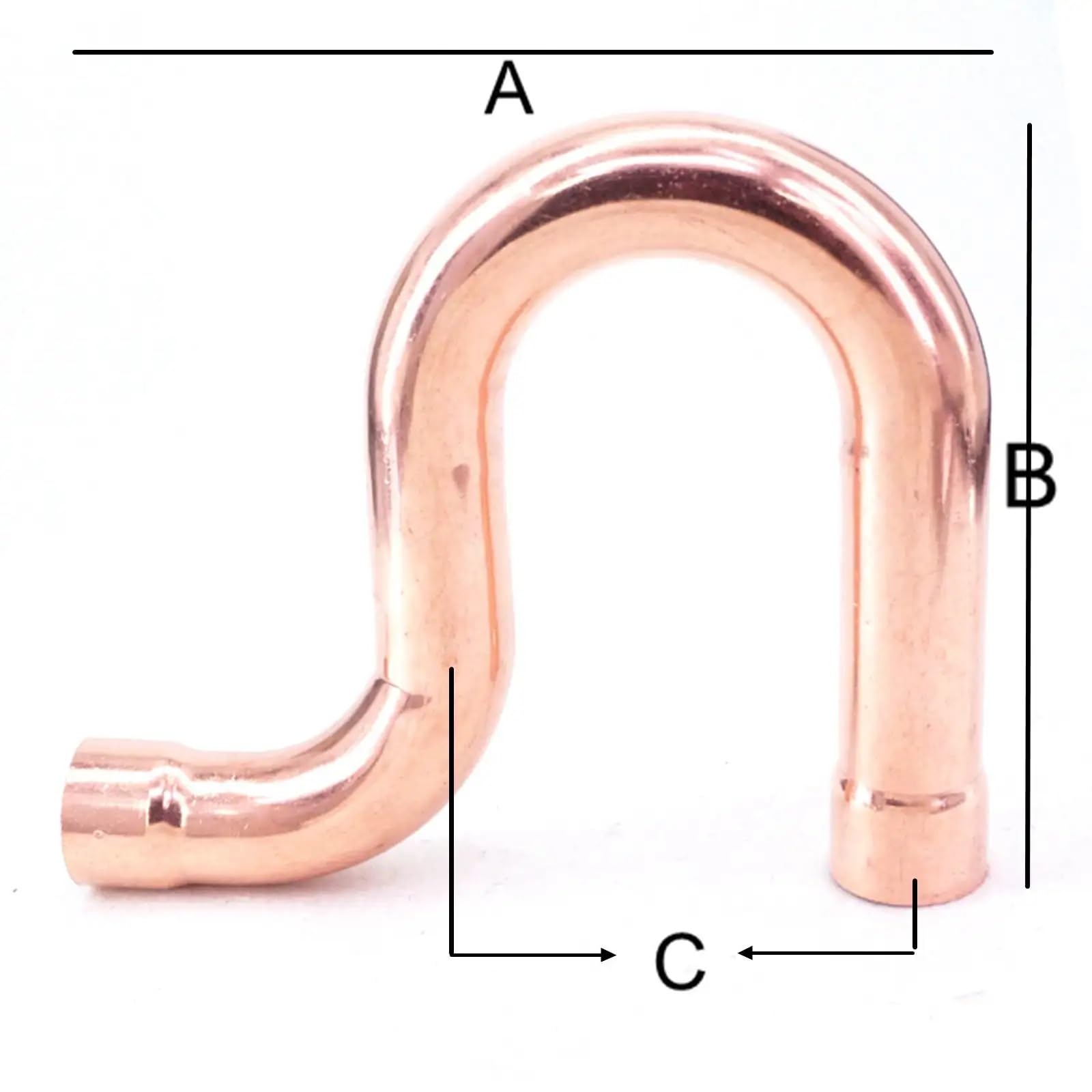 I.D - Adaptador de tubo de refrigeración para aire acondicionado y calentador de agua (28 x 1,0 mm)