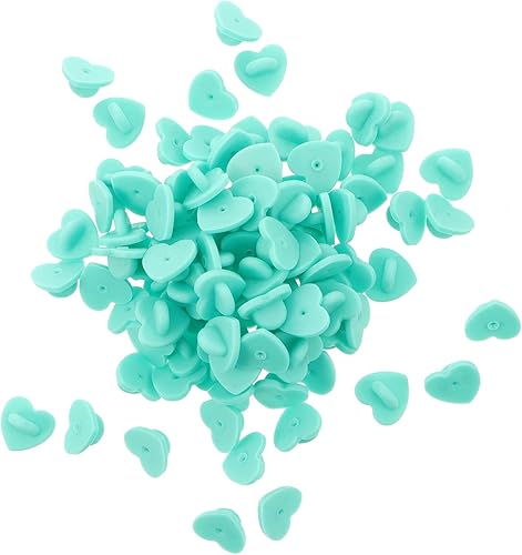 Healifty Broche de hebilla de mariposa, 100 piezas, pin trasero, pin de respaldo surtido, respaldos de pasador de bloqueo, pin decorativo, pasador