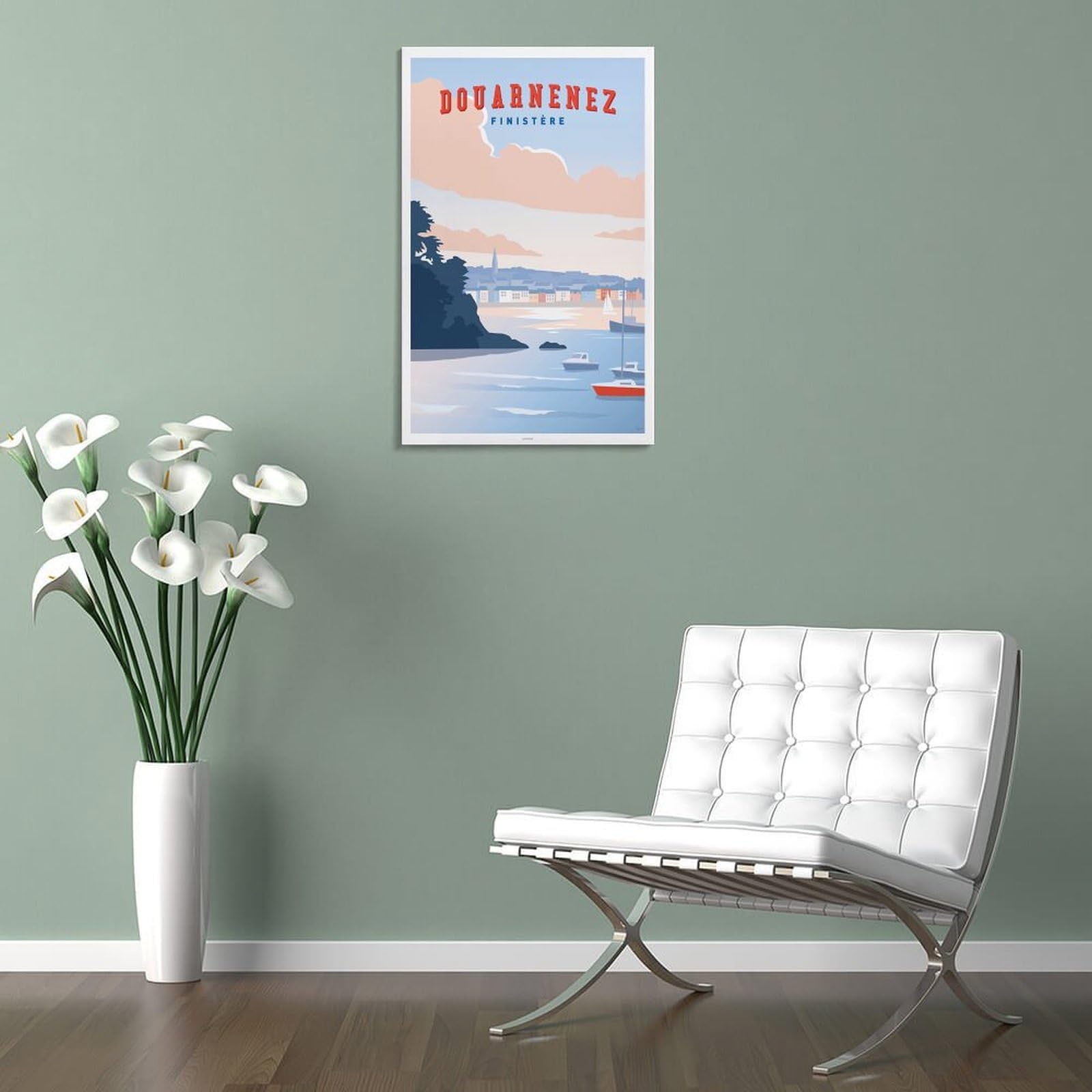 Affiches néo vintage : Douarnenez - Île Tristan