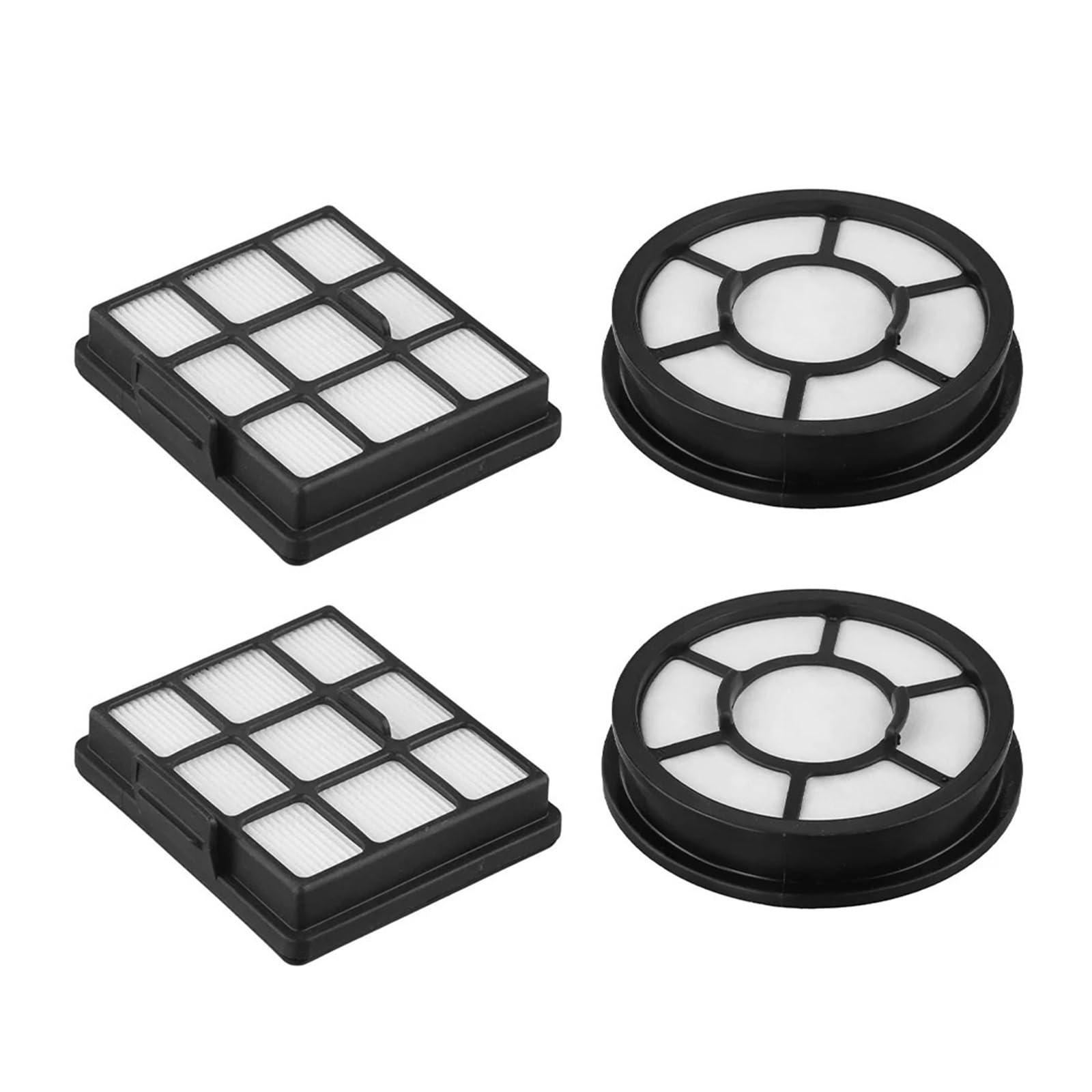 Waschbare Ersatzfilter, Kompatibel Mit Basics, 16H-71EU4 VCM43B16H Ersatzzubehör For Beutellose Staubsauger(2 Sets)
