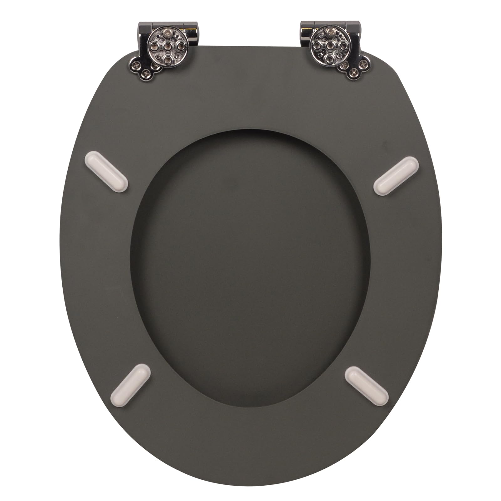 Style home Toilettendeckel WC-Sitz mit Absenkautomatik Holzkern