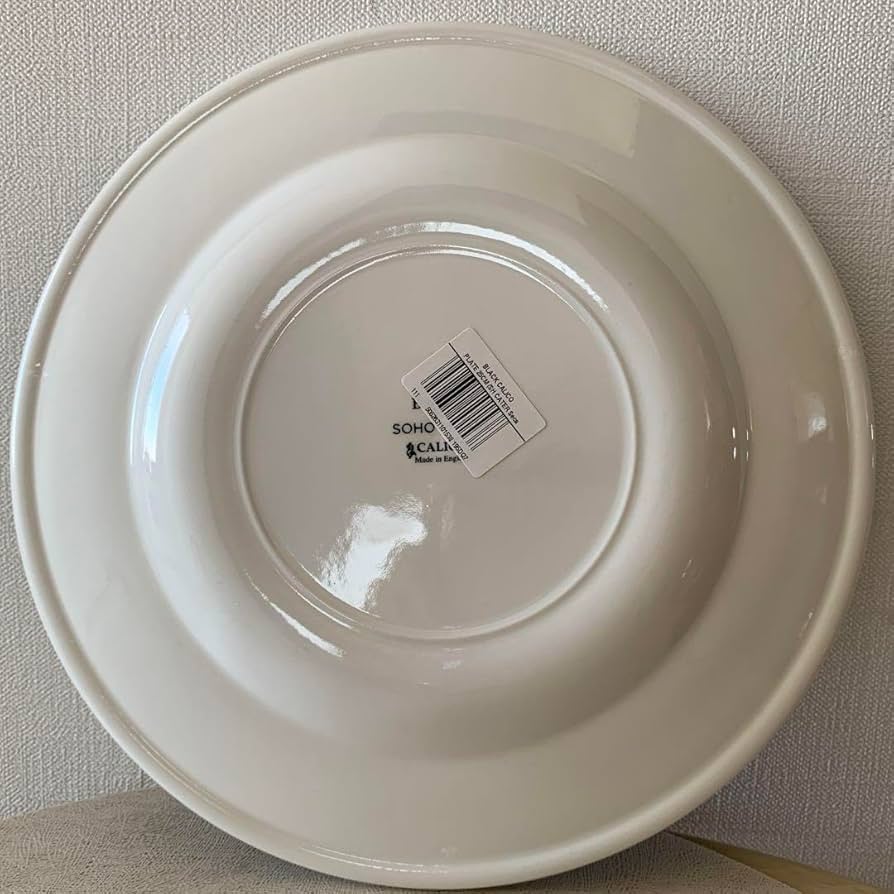 新品未使用　Burleigh バーレイ ブラックキャリコ　ディナープレート　ペア Amazon.co.jp: Burleigh バーレイ ブラックキャリコ ディナー