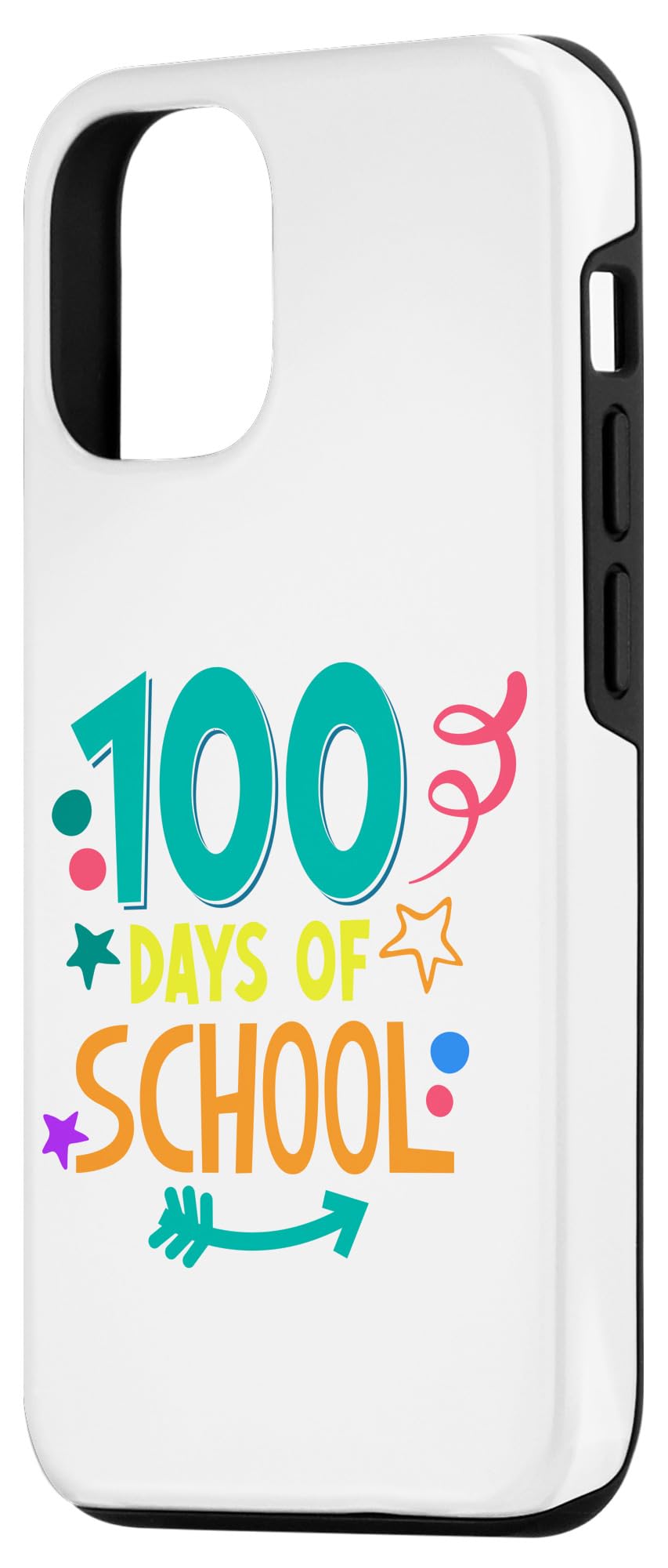 iPhone 14 100th Day of School Prid Boys Girls Kids 100 Days of School Case - Image 2