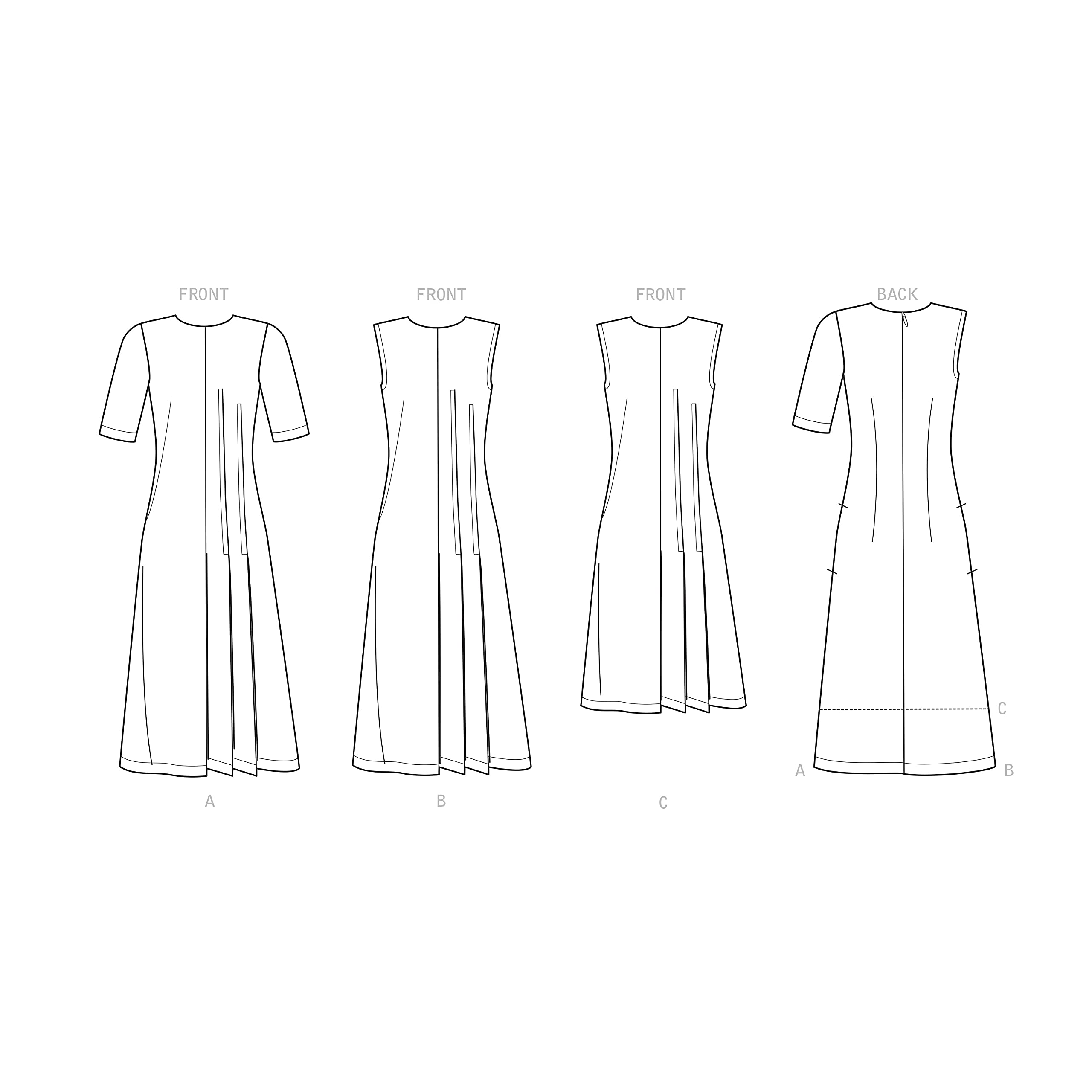 Simplicity S9013 Misses Dresses in Two Lengths - Sewing Pattern