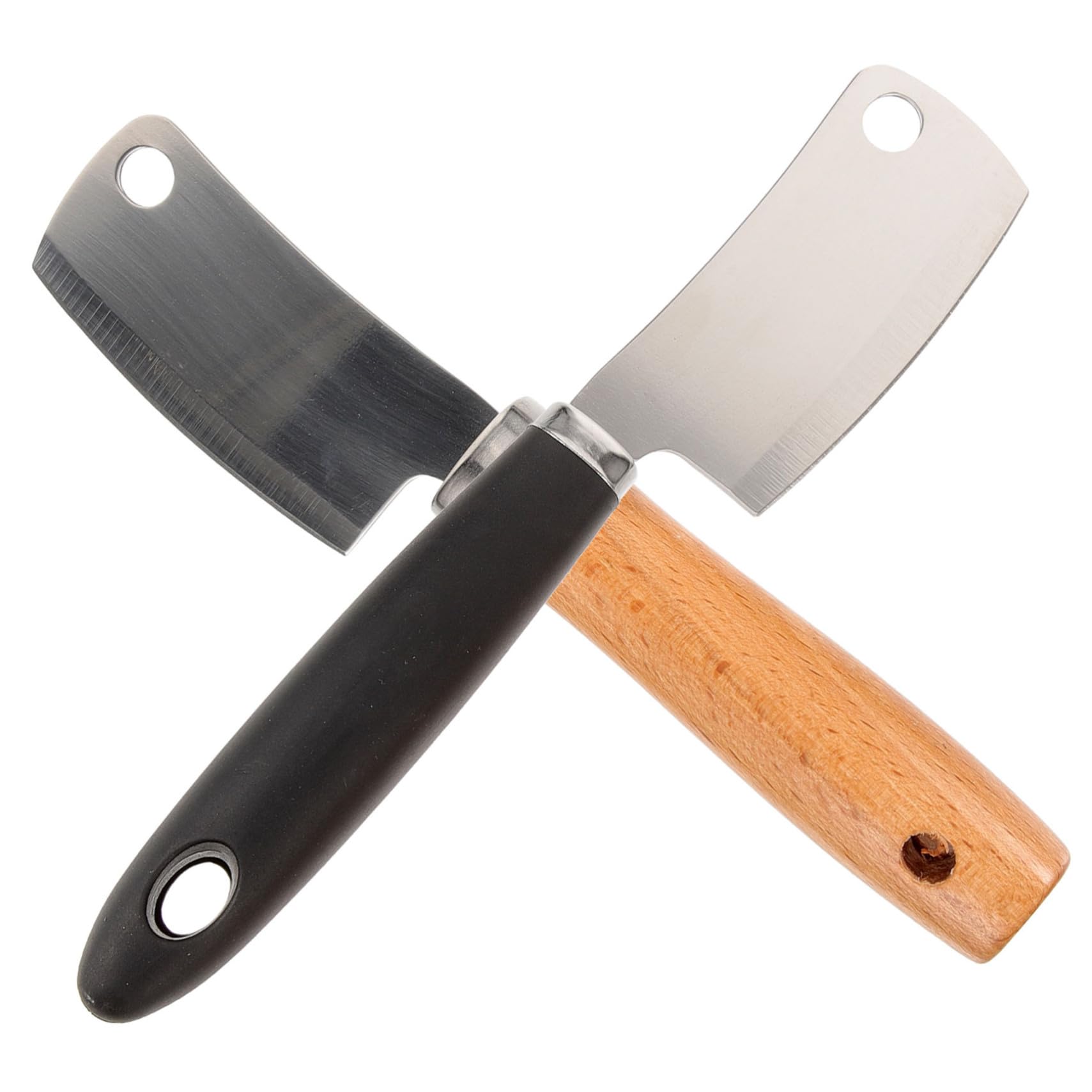 Cabilock Stainless Steel Cheese Slicers 2-piece Handheld Cheese Cutters Perfect for Fruit and Vegetable Cutting