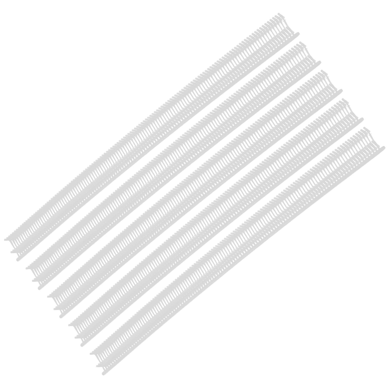 NUOBESTY 5 Boîtes D'Étiquettes D'Aiguilles en Plastique Fin en Forme De I Onglets d'emballage De Chaussettes Accessoires pour Vêtements Nylon