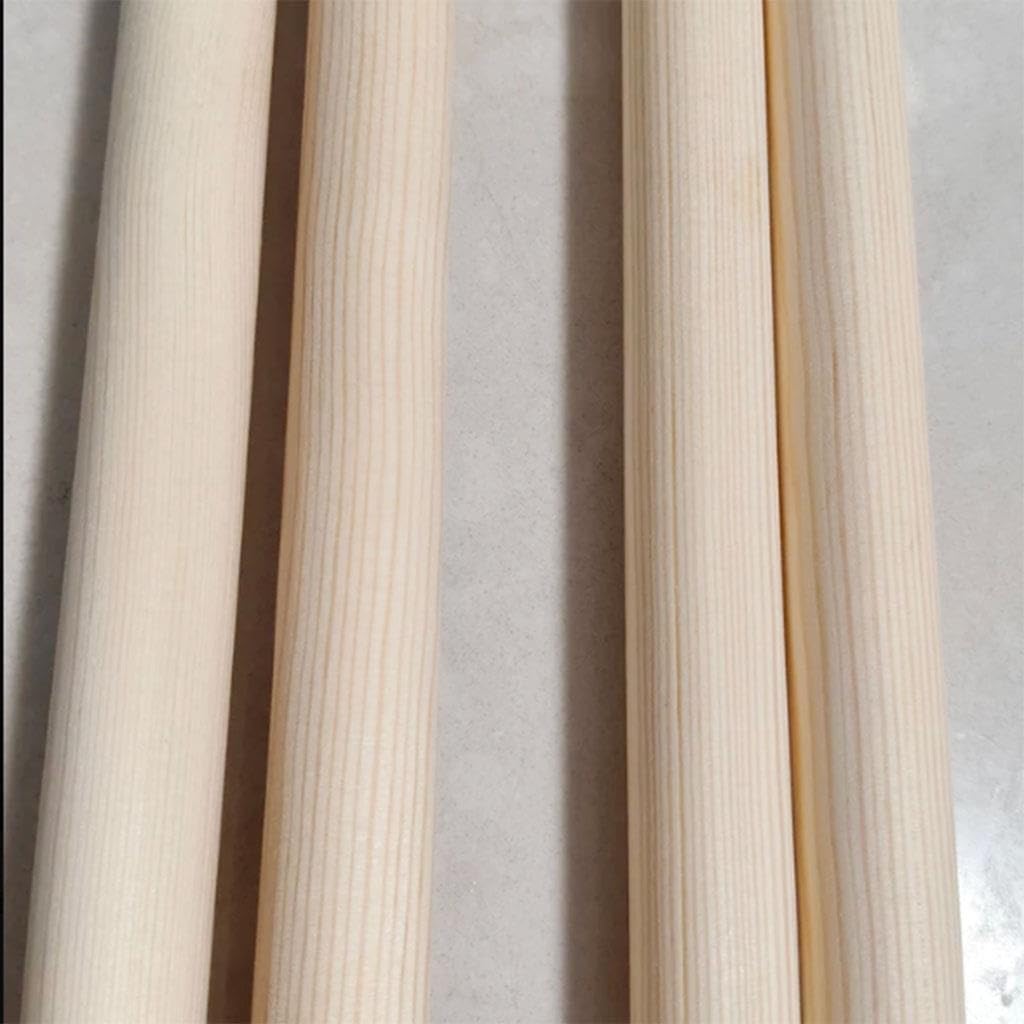 5 sztuk 10 cm drewniane patyczki, okrągły drewniany pręt sosnowy, materiał do rękodzieła DIY(5cm)