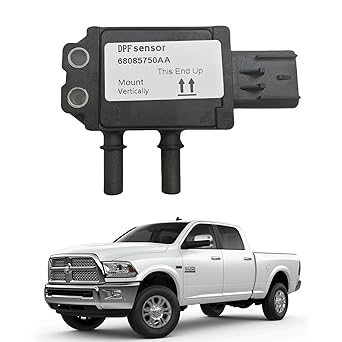 68085750AB 68085750AA Exhaust Gas Differential Pressure Sensor Diesel Particulate Filter DPF Pressure Sensors fits Cummins 6.7L Ram1500 2500 3500 4500 5500 13-18