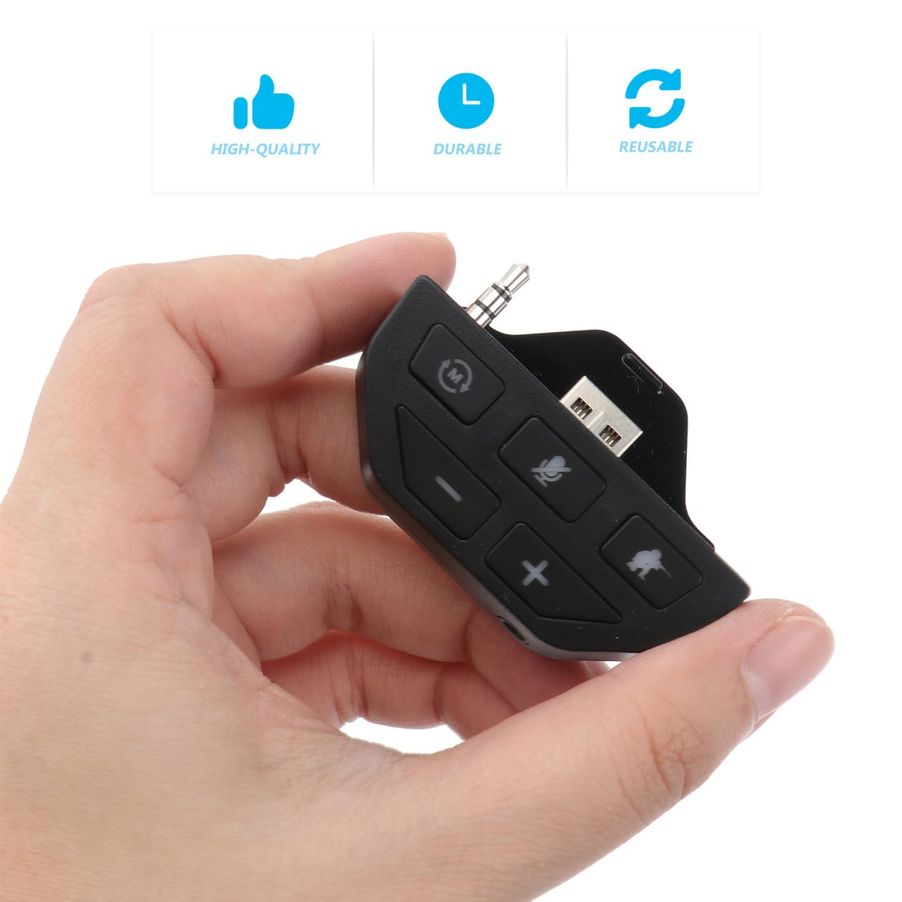 UKCOCO 3pezzi Adattatore Stereo Per Cuffie Gaming Compatibile Con Controller One Leggero e Portatile Funzionalità Di Microfono Integrato Effetti Sonori Potenziati Per Esperienza Di Gioco