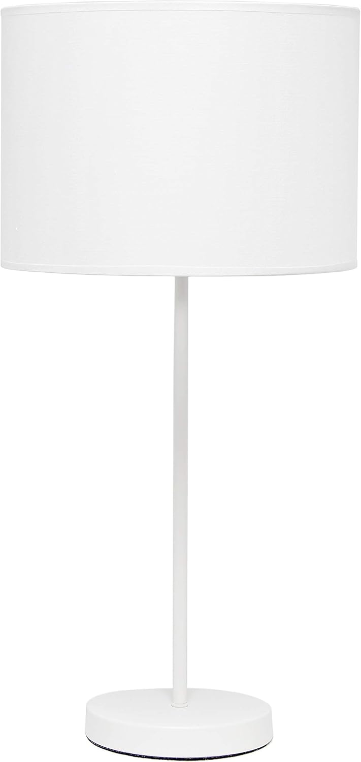 Simple Designs LT2040WOW 23" Standard Metal Stick Lamp with Round Base
