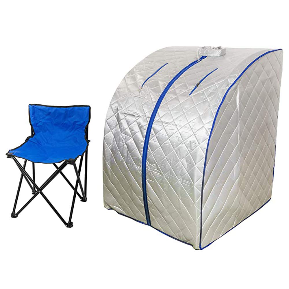 delle Famiglie Sudore Lontano infrarosso Scatola fumante Tourmaline Fotocamera Sudorazione Secco Sala fumante Luna Piena Scatola Sudorazione Sauna (Silver)