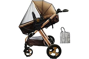 Stroller Netting Mosquito for Baby with Sewn Pouch