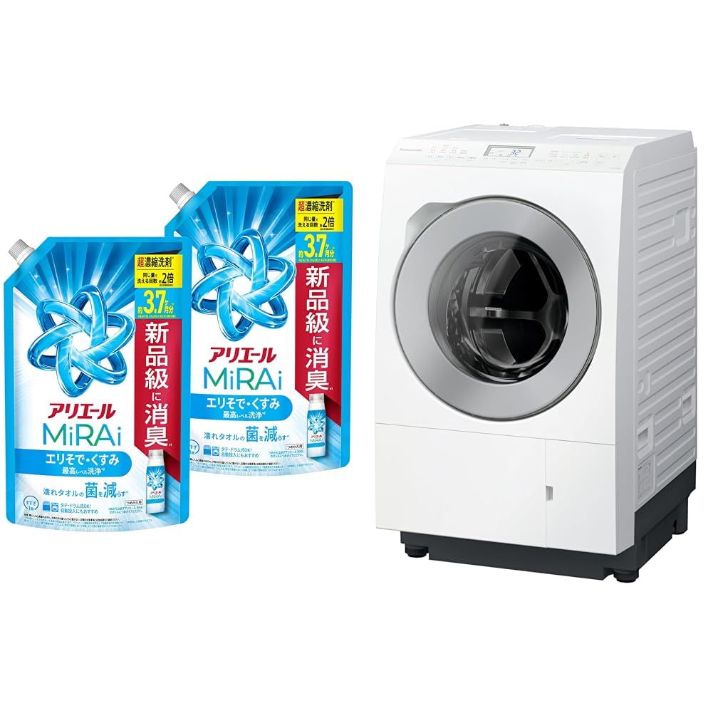 Amazon | 【セット買い】パナソニック ドラム式洗濯乾燥機 右開き NA