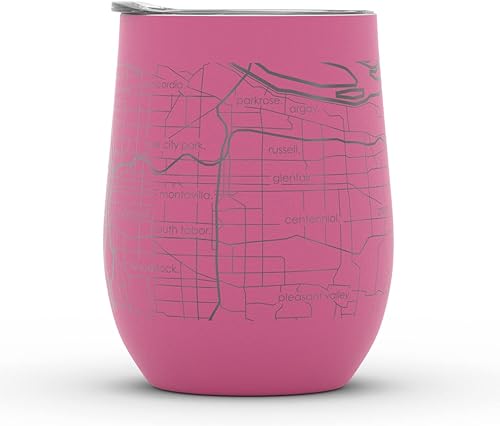 Vista 303 de Well Told Lexington Kentucky Map - Vaso de vino aislado con grabado de mapa de Kentucky, taza de acero inoxidable grabada (12 onzas, verde domingo)