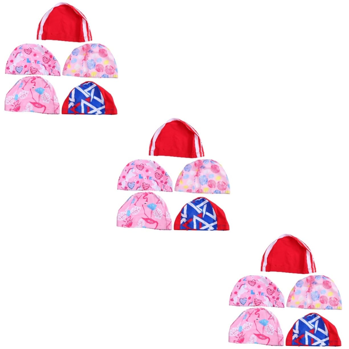Yardwe Bonnet De Bain Enfant Bonnet De Bain Étanche Bonnet De Natation Élastique Nageurs Lunettes De Natation Adulte Prise De Dessin Animé Chapeau De Bain Enfant