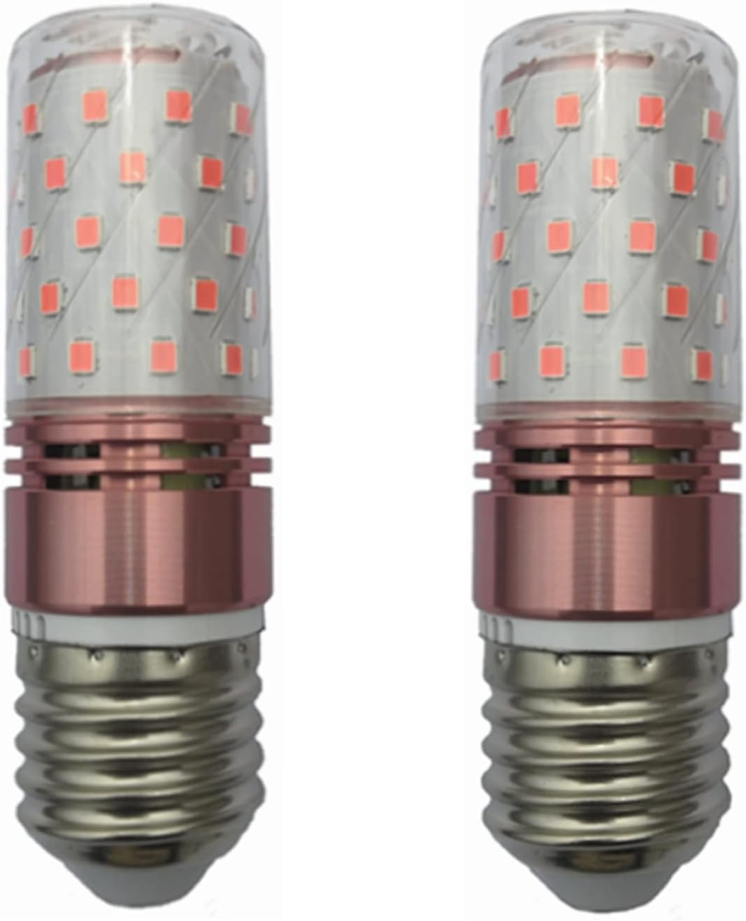 E26 LED Corn Light Bulbs 10W 12V 24V Low Voltage E27 Edison Standard Screw Base 60W Equivalent for Rv, Off Grid Solar Panel Project, Boat, Pack of 2 (Color : Red)