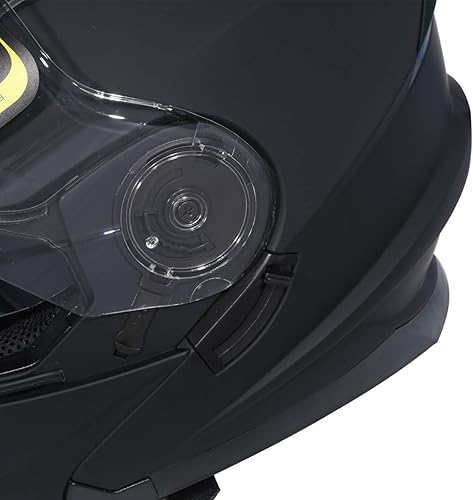 Miniatura 4 de Casco negro mate con doble visera y apertura modular para todo tipo de terrenos, M