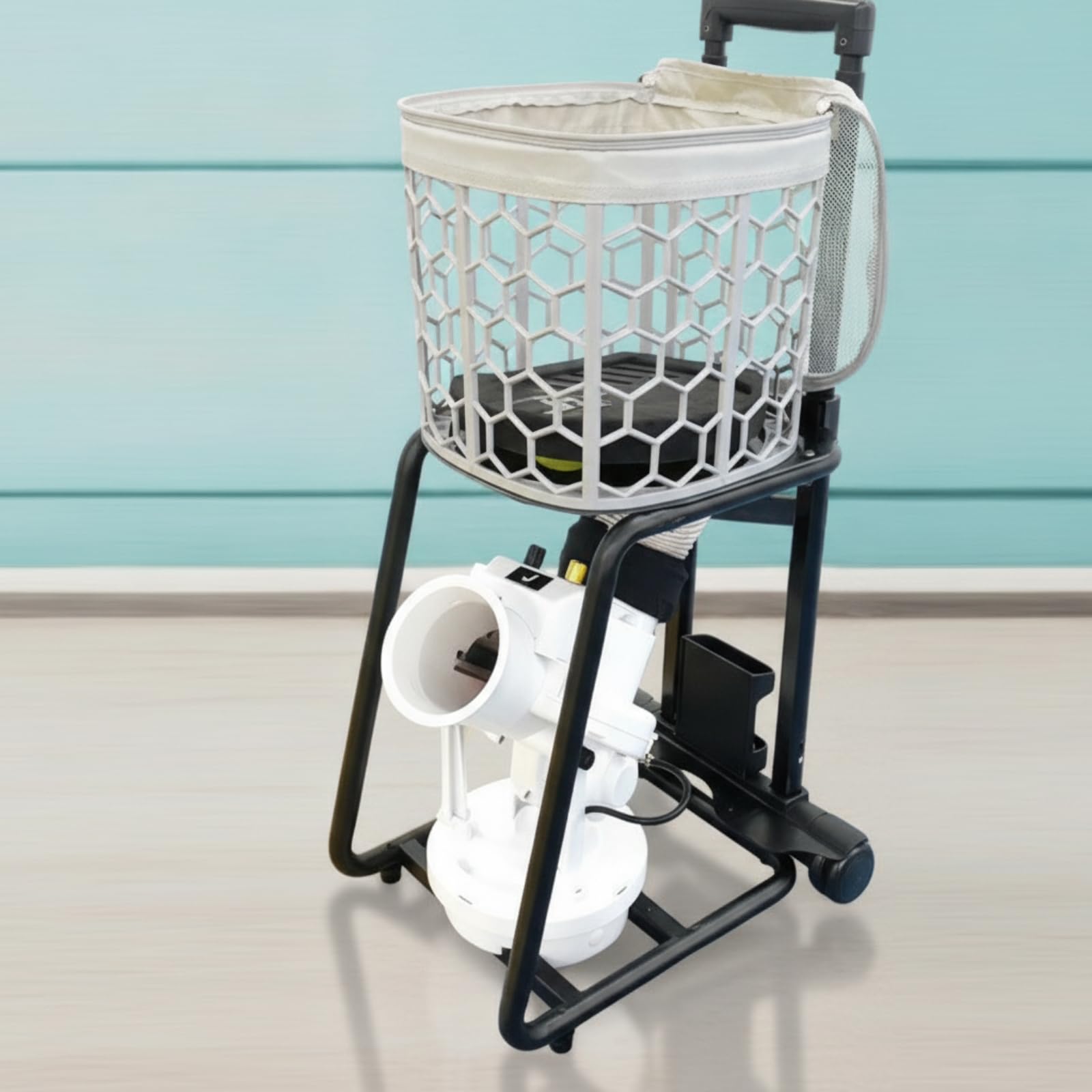 Baoblaze Lanciapalle Portatile Pickleball Macchina Allenamento Dispositivo Lanciapalle Oscillazione Sinistra Destra Regolabile Batteria Ricaricabile Circa 3h