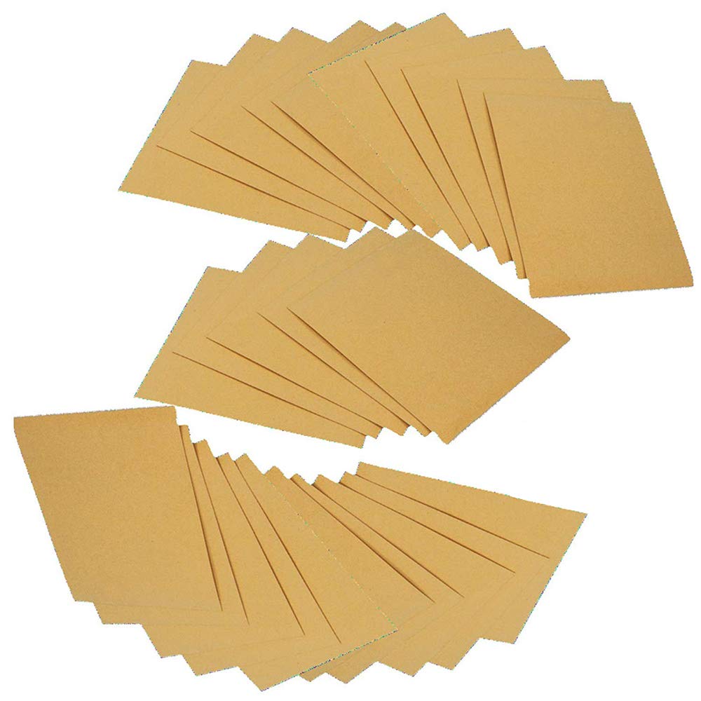 120 Grit Glass Paper Fine Sanding Sheets - 5X 280MMx230MM