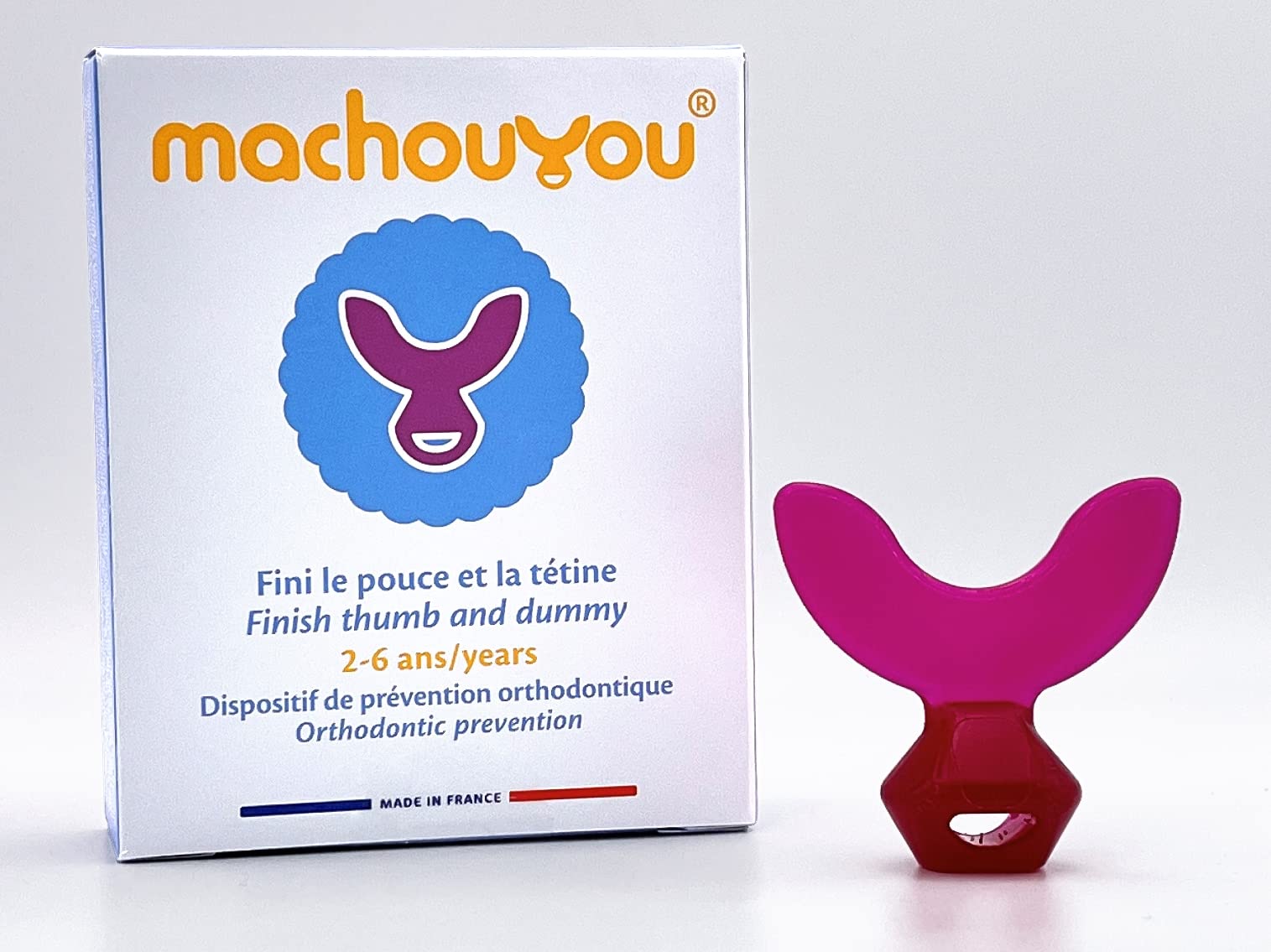 MACHOUYOU Dispositif 1ere Dentition - Sevrage Tetine PRUNE
