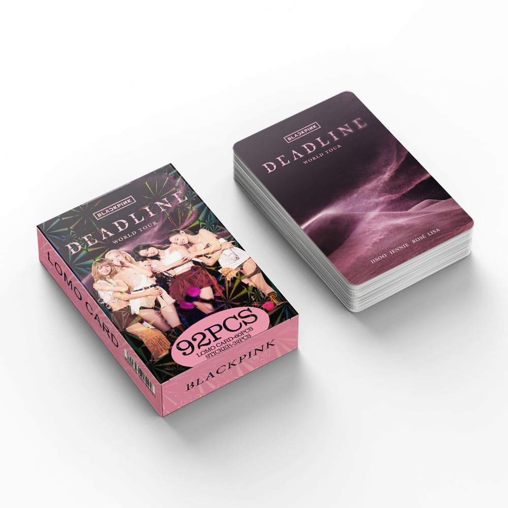 kpop 92 BLACKPINK Tour DEADLINE Photo Cards Stickers Greeting