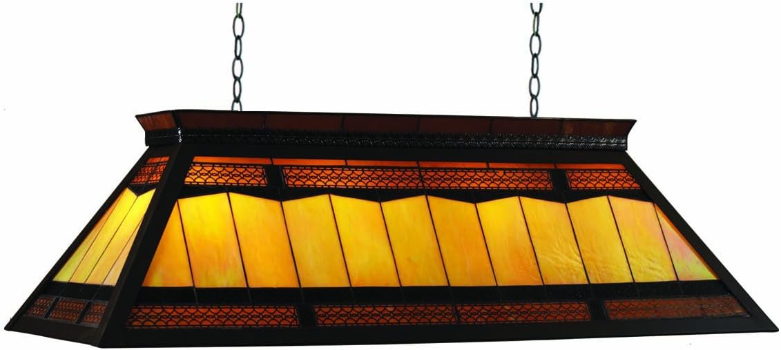 44-Inch Filigree Billiards Table Light with KD Frame