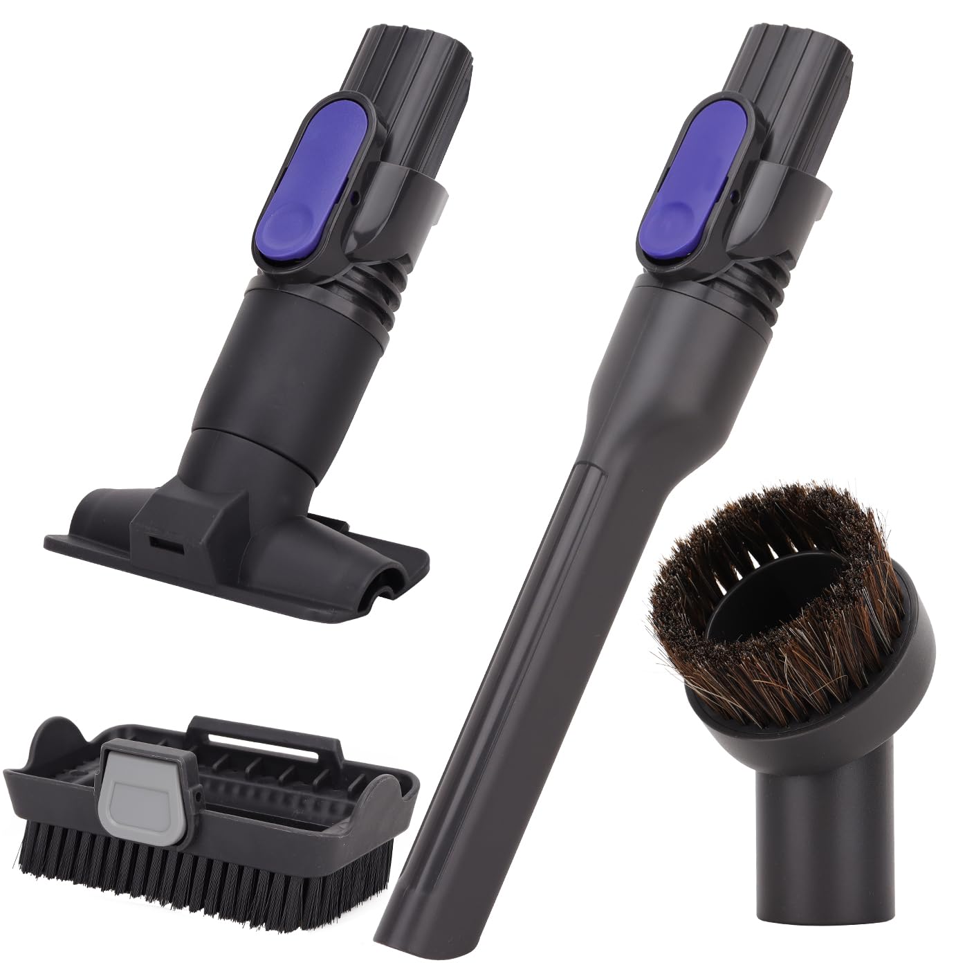 IX141 Vacuum Replacement Attachments for Shark Cordless Vacuums Ix141 Iz462h Iz483h Iz363ht Iz361h Iz163h Iz362h Removable Two-in-one Crevice Tool Brush for D-Shaped Vacuum