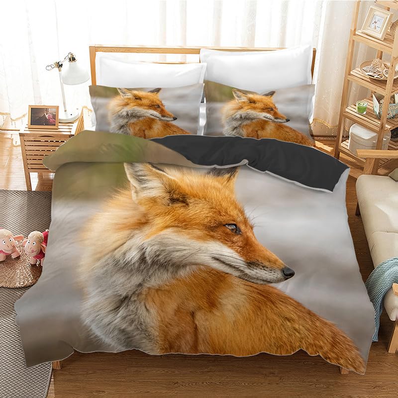 Cadeau homme et décoration mariage avec cette parure de lit 240 x 260 vert renard
