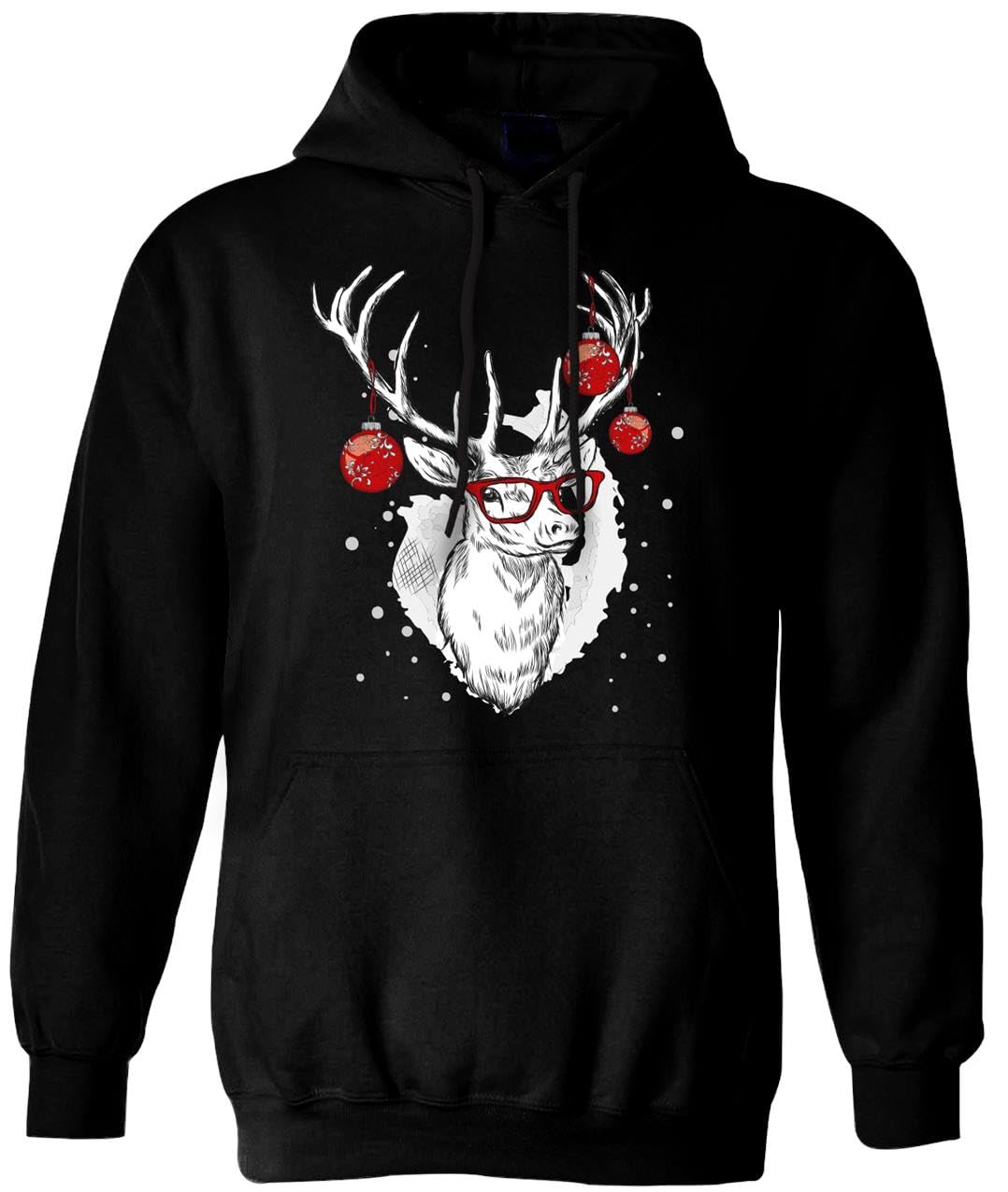 Tassenbrennerei Hoodie - Weihnachtspullover - Cooler Elch Pullover mit Weihnachtsmotiv - für Nikolaus, Weihnachten - Herren & Damen