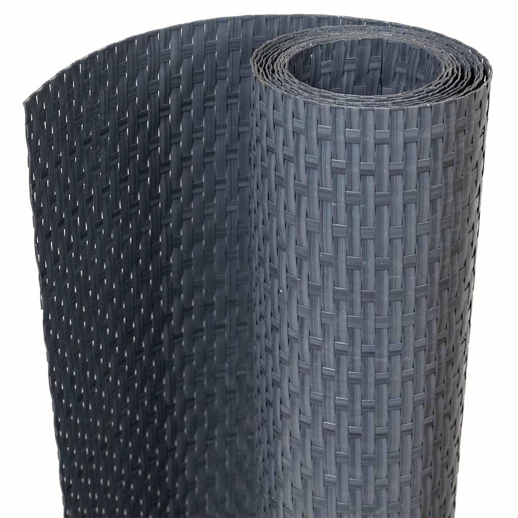 Vidaxl (Anthracite, 300 X 80 Cm) Balcony Screen Privacy Screen Outdoor Garden Fence Screen Poly Rattan