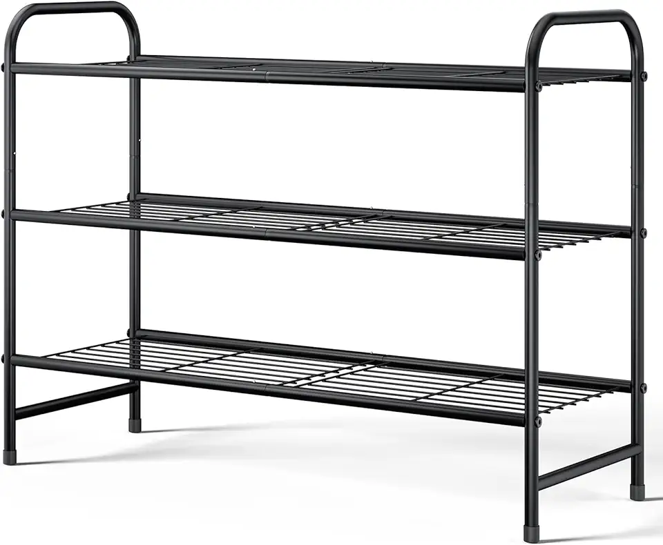 Kitsure Shoe Rack - Stainless Steel Shoe Orga...