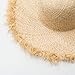 Bollrllr Men Summer Solid Straw Hat Wide Brim Hat