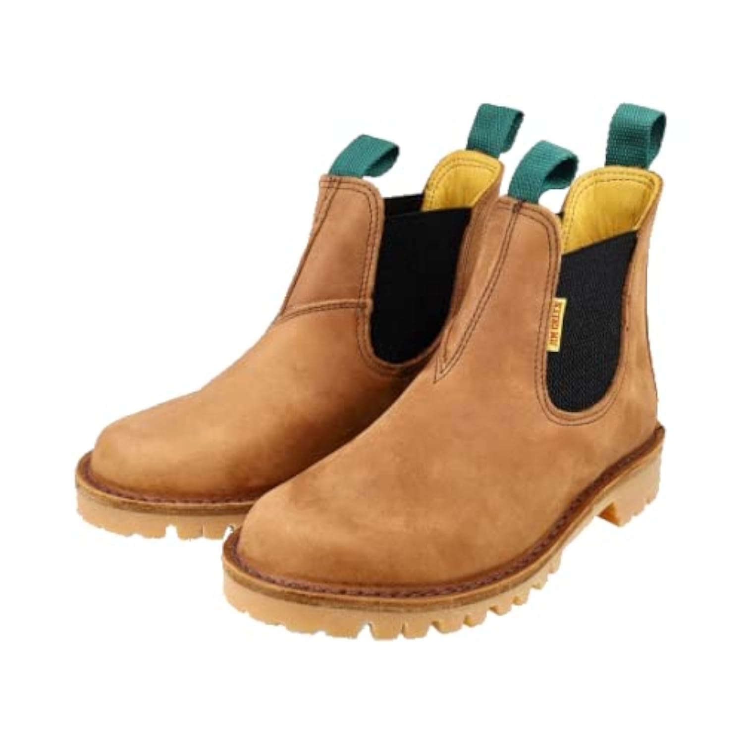 Mens Stockman Slip On Boots Water Resistant Full Grain Leather Work or Dress Boot