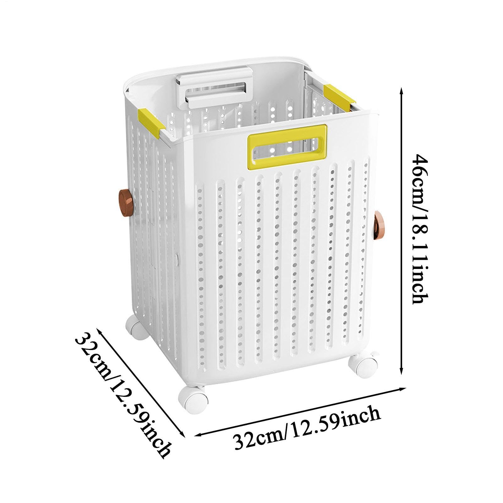 Cesto portabiancheria arrotolabile, cesto per vestiti sporchi, portatile, organizer per vestiti, per camera da , università, bagno, casa, angolo stretto