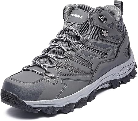 Men/Womens Hiking Boots Non-Slip Lightweight Outdoor Mid Top Ankle Boot Breathable Hiker Trekking Climbing Shoes