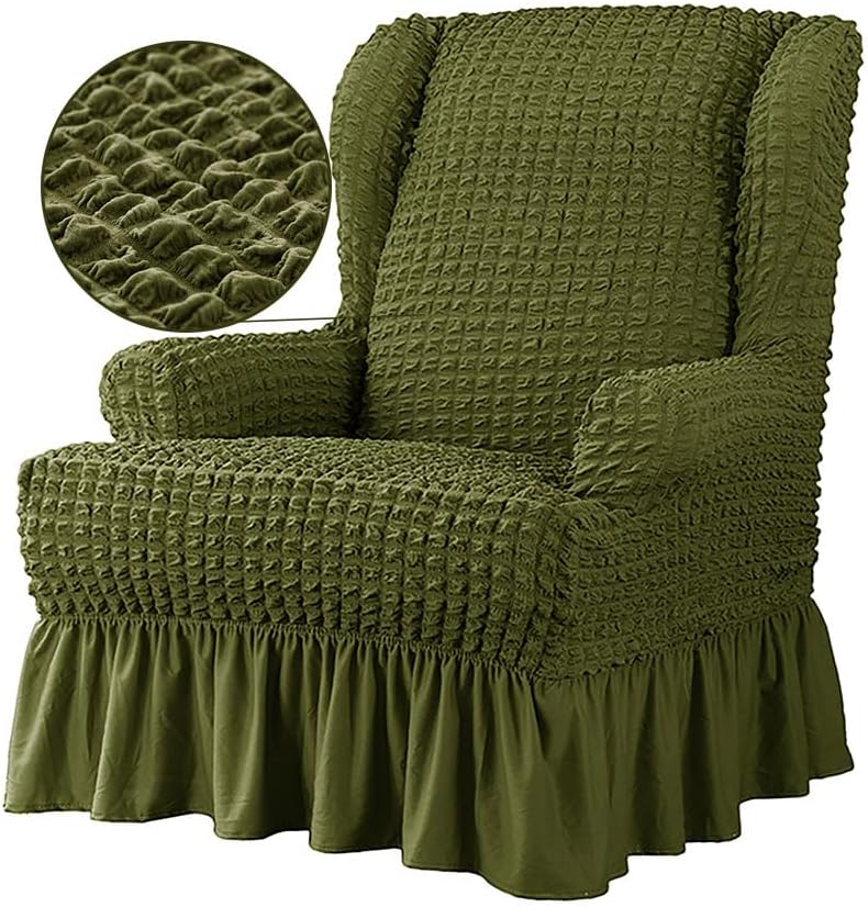 Morbuy Wingback Chair Slipcover, Wingback Chair Covers