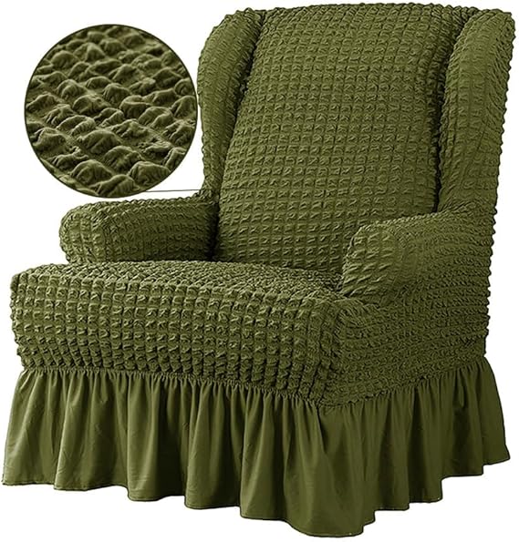 Morbuy Wingback Chair Slipcover, Wingback Chair Covers