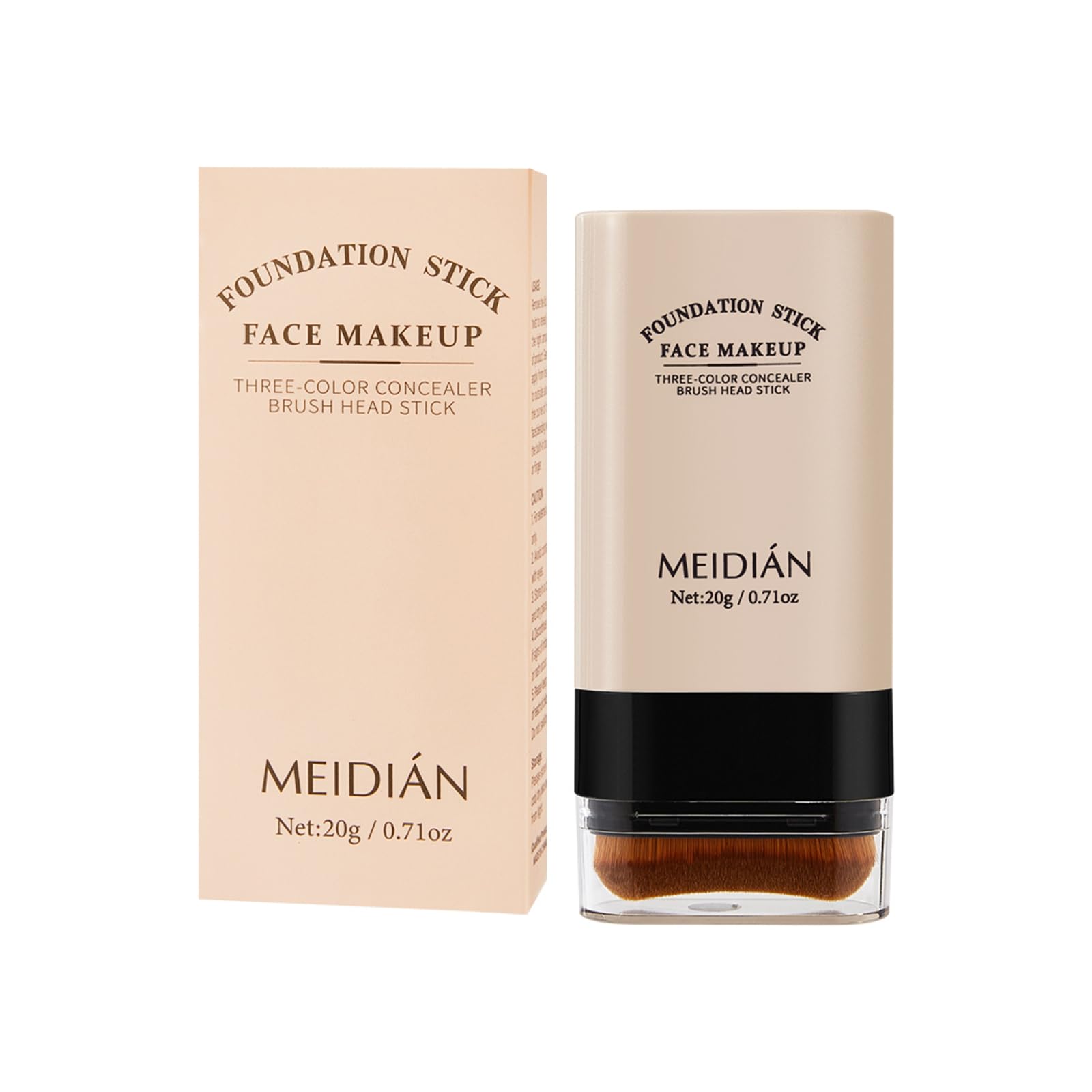 Foundation Stick 2 in 1 Dual-Ended Concealer Stick 01 Natural Color