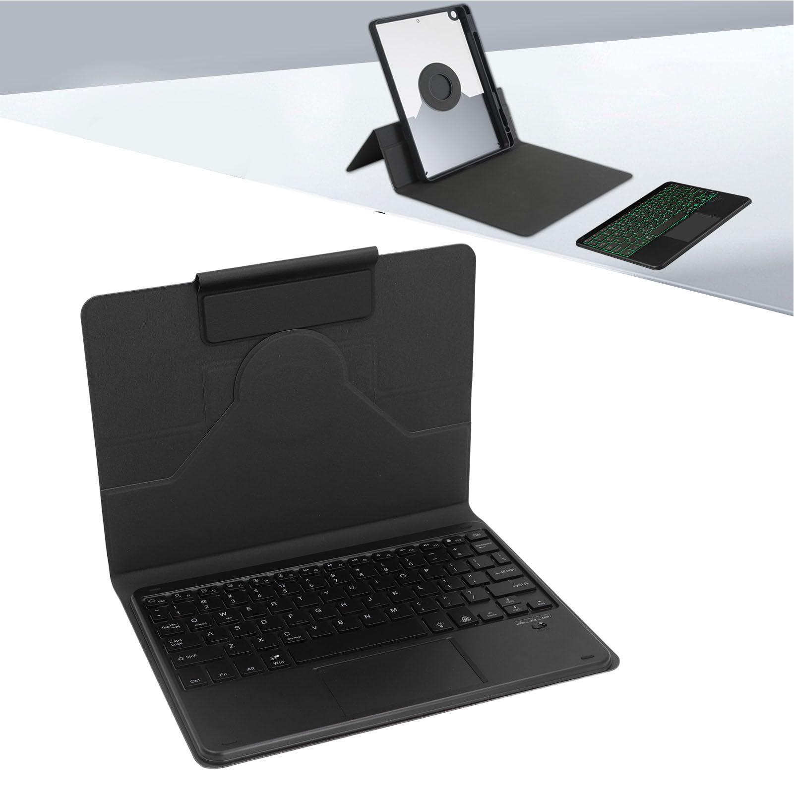 Caja del Teclado de la Tableta con el Panel Táctil, Desmontable
