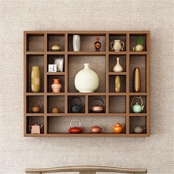 Creative Tea Cup Display Rack, Symmetrical Storage Rack, Antique Collection Display Rack, Wall Mounted Plant Stand