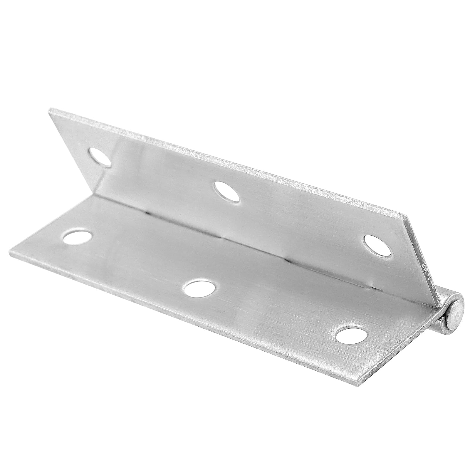 10 Cerniere per Porte in acciaio inox, Cerniere per Legno pieghevoli in metallo, con vite per interni ed esterni, porte, finestre, armadi, 7,5x5x0,15 cm