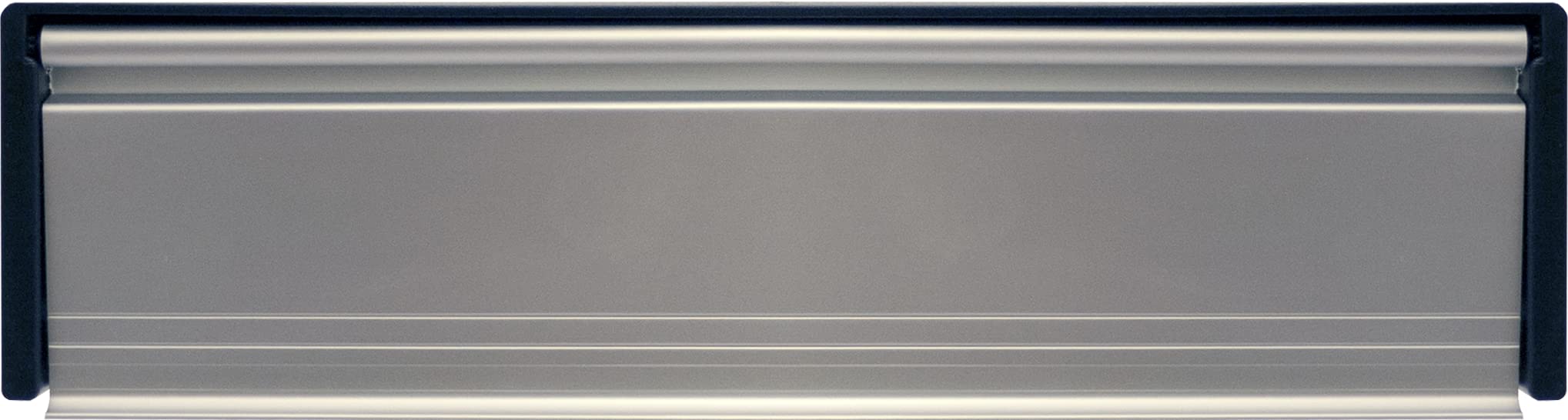 UAP 10 Inch Petitemaster Door Letterbox - Premium Secure Letter Box, Anti Vandal, Anti Burglar, Anti Snap Flap, Anti Scratch, for Wood or uPVC Doors (40-80mm, Silver Anodised)